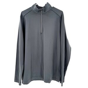 Greg‎ Norman Play Dry Golf 1/4 Zip Sweatshirt Men's Activewear Size Large Gray